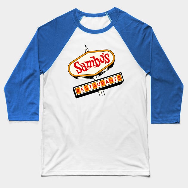 Sambo's Restaurants Baseball T-Shirt by EliseOB